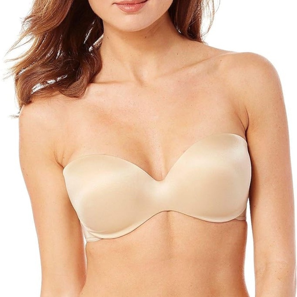 NWT nude strapless bra